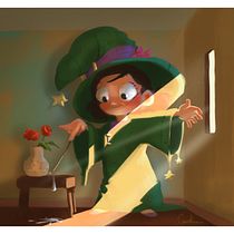 Mon projet du cours : Principes d’illumination pour la peinture numérique. Traditional illustration, Digital Illustration, and Digital Painting project by caroline gysen - 05.26.2022