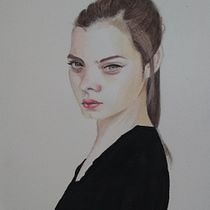 Mi proyecto del curso: Retrato en acuarela a partir de una fotografía. Traditional illustration, Watercolor Painting, and Portrait Drawing project by Gabriela Natali - 05.25.2022