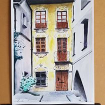 Meu projeto do curso: Desenho arquitetônico com aquarela e tinta. Sketching, Drawing, Watercolor Painting, Architectural Illustration, Sketchbook & Ink Illustration project by Zack Lowell - 05.26.2022