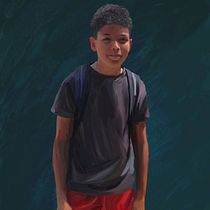 Portrait of a boy. Digital Painting project by Iao Vai Seng - 05.26.2022
