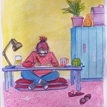 My project for course: Exploratory Sketchbook: Find Your Drawing Style. Un proyecto de Ilustración tradicional, Bocetado, Creatividad, Dibujo, Pintura a la acuarela y Sketchbook de jezze - 27.05.2022