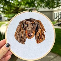 Mi proyecto del curso: Needle painting para principiantes. Embroider, Naturalistic Illustration, and Textile Design project by Melissa García - 05.27.2022