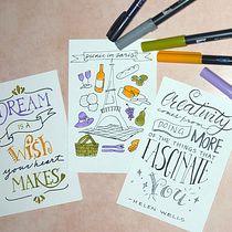 My project for course: Creative Doodling and Hand-Lettering for Beginners. Lettering, Drawing, H, Lettering, and Traditional illustration project by mapost - 05.28.2022