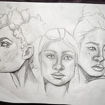 My project for course: Portrait Sketchbooking: Explore the Human Face. Sketching, Drawing, Portrait Drawing, Artistic Drawing, and Sketchbook project by Kelsey Swarbrick - 05.29.2022