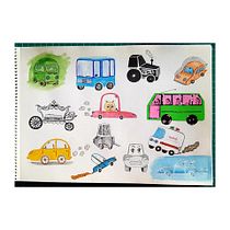 Mi proyecto del curso: Técnicas de ilustración para desbloquear tu creatividad. Design, Traditional illustration, Fine Arts, Painting, Creativit, Creating with Kids, and Sketchbook project by Carmen DH - 05.29.2022