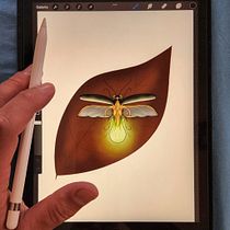 Meu projeto do curso: Design de tatuagem com efeitos dourados no Procreate. Ilustração tradicional, Ilustração digital, e Desenho de tatuagens projeto de Rubens Ribeiro - 29.05.2022
