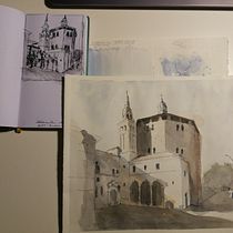 Il mio progetto del corso: Disegno architettonico con acquerello e inchiostro. Sketching, Drawing, Watercolor Painting, Architectural Illustration, Sketchbook & Ink Illustration project by federicafiorina - 05.29.2022