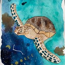 My project for course: Watercolor Techniques for Dreamlike Illustrations. Traditional illustration, Drawing, and Watercolor Painting project by dearemmarutherford - 05.30.2022