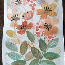 My project for course: Artistic Floral Watercolor: Connect with Nature. Ilustração tradicional, Pintura, Pintura em aquarela e Ilustração botânica projeto de jolyaube - 30.05.2022