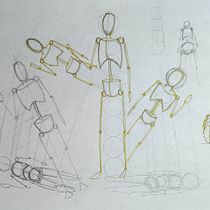 Prácticas finales, proyecciones.. Fine Arts, Sketching, Pencil Drawing, Drawing, Realistic Drawing, and Figure Drawing project by Anthony - 05.30.2022