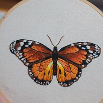 Mi proyecto del curso: Técnicas de bordado realista. Traditional illustration, Embroider, and Textile Design project by Carola Marissa - 03.30.2022