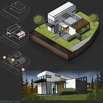 Mi proyecto del curso: Sketching arquitectónico y artístico con Procreate. Arquitetura, Esboçado, Ilustração digital, Arquitetura digital e Ilustração arquitetônica projeto de Rogelio Nuñez - 31.05.2022