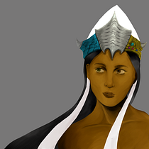 Mi proyecto del curso: Retratos digitales de fantasía con Photoshop. Traditional illustration, Drawing, Digital Illustration, Portrait Drawing, Digital Drawing, and Digital Painting project by Jacob Natanael Azuara velazquez - 12.31.2021