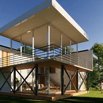 Mi proyecto del curso: Diseño y modelado arquitectónico 3D con Revit. Een project van 3D, Architectuur, Interactief ontwerp,  3D-modellering, Digitale architectuur y Architecturale visualisatie van Jairo Daniel Moreno Nieto - 19.05.2022