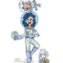 Mi proyecto del curso: Introducción a la creación de personajes estilo cartoon. Un projet de Illustration traditionnelle, Conception de personnages , et Dessin de adanwalito - 31.05.2022