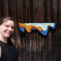 Mein Kursprojekt: Einführung in das Tufting: Lerne, mit Garn zu malen. Artesanato, Interiores, Tecido, Punch needle, e Design têxtil projeto de Elena - 31.05.2022