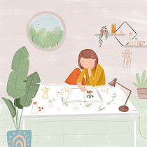 My project for course: Exploratory Sketchbook: Find Your Drawing Style. Un proyecto de Ilustración tradicional, Bocetado, Creatividad, Dibujo, Pintura a la acuarela, Sketchbook y Pintura gouache de Marina Chernova - 31.05.2022