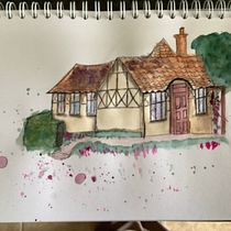 My project for course: Expressive Architectural Sketching with Colored Markers. Een project van  Schetsen,  Tekening,  Architecturale illustratie, Sketchbook y  Illustratie met inkt van Johanna Daniels - 01.06.2022