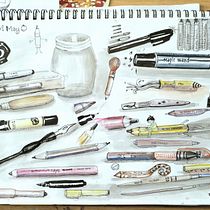 My project for course: The Art of Sketching: Transform Your Doodles into Art Ein Projekt aus dem Bereich Traditionelle Illustration, Bleistiftzeichnung, Zeichnung und Sketchbook von Bridgette Moulang - 01.06.2022