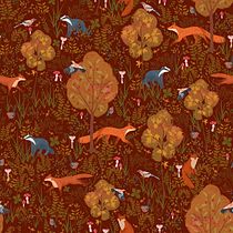 Mój projekt z kursu: Cyfrowa ilustracja wzorów zainspirowanych naturą. Un progetto di Illustrazione tradizionale, Pattern design, Disegno, Illustrazione digitale e Illustrazione botanica di mbkaczorowska - 01.06.2022