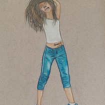Mi proyecto del curso: Ilustración con pastel y lápices de colores. Un progetto di Illustrazione tradizionale, Disegno a matita, Disegno e Disegno di ritratti di anacris_lopez05 - 01.06.2022