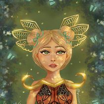 Mi proyecto del curso: Iluminación y color para retratos digitales en Photoshop  Ein Projekt aus dem Bereich Traditionelle Illustration, Digitale Illustration und Digitale Malerei von Micaela Munoz - 08.11.2022
