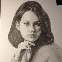 Mon projet du cours : Portrait réaliste au crayon graphite. Ilustração tradicional, Artes plásticas, Esboçado, Desenho a lápis, Desenho, Desenho de retrato, Desenho realista, Desenho artístico, e Desenho anatômico projeto de vero_davidson - 01.06.2022