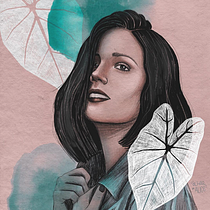My project for course: Illustrated Portraits with Procreate. Ilustração tradicional, Ilustração digital, e Desenho de retrato projeto de Alice Mena Barreto - 01.06.2022