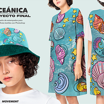 Mi proyecto del curso: Diseño de estampados para superficies textiles con Photoshop. Un projet de Illustration traditionnelle, Création de costumes, Création de motifs, St, lisme et Illustration numérique de Pamela Alejandra Castro Larsen - 01.06.2022