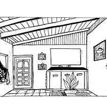 Mi proyecto del curso: Perspectiva artística: espacios desde tu punto de vista. Un projet de Illustration traditionnelle, Architecture, Dessin et Illustration architecturale de Pamela Rosales - 01.06.2022