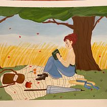 My project for course: Editorial Illustration of Characters in Gouache. Un projet de Illustration traditionnelle, Conception de personnages, Dessin, Illustration numérique , et Peinture gouache de marionlaine - 02.06.2022