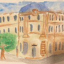Mi proyecto del curso: Dibujo arquitectónico con acuarela y tinta. Sketching, Drawing, Watercolor Painting, Architectural Illustration, Sketchbook & Ink Illustration project by imontenegro_1 - 06.02.2022
