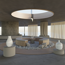 Mi proyecto del curso: ArchViz de interiores: crea diseños 3D surrealistas con Blender. Arquitetura, Arquitetura de interiores, Arquitetura digital, e Visualização arquitetônica projeto de Juan Quevedo - 05.06.2022