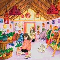 Mi proyecto del curso: Ilustración en acuarela con influencia japonesa. Ilustração tradicional, Desenho, e Pintura em aquarela projeto de Lluvia Martinez - 03.06.2022