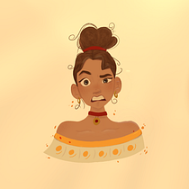 Mi proyecto del curso: Creación de personajes femeninos estilo cartoon con Procreate. Un projet de Illustration traditionnelle, Illustration numérique , et Dessin numérique de mala - 06.06.2022