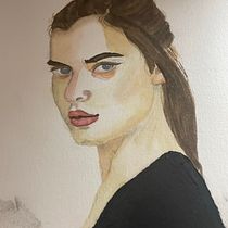 My project for course: Watercolor Portrait from a Photo. Traditional illustration, Watercolor Painting, and Portrait Drawing project by teriwilson5 - 06.03.2022