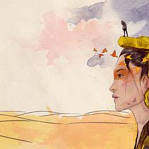 Mi proyecto del curso: Técnicas de ilustración con acuarela digital. Projekt z dziedziny Trad, c, jna ilustracja, Ilustracja c, frowa, Malowanie akwarelą, Portret, R, sunek c i frow użytkownika whispernat - 03.06.2022