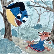 My project for course: Sketchbook Techniques for Children's Illustration. Un progetto di Character design, Illustrazione infantile, Sketchbook, Pittura gouache e Albo illustrato di Tetyana Dudka - 03.05.2022