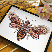 My project for course: Artistic Tattoo Design with Golden Effects in Procreate. Ilustração tradicional, Ilustração digital, e Desenho de tatuagens projeto de lekolora - 04.06.2022
