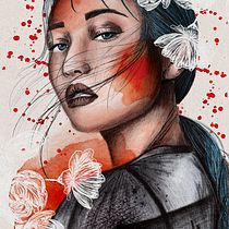 Mój projekt z kursu: Rysowanie portretów z użyciem Procreate. Ilustração tradicional, Ilustração digital, Desenho de retrato e Ilustração vetorial projeto de Marta Więckowska - 04.06.2022