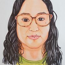 Mi proyecto del curso: Retrato creativo con rotuladores. Desenho de retrato projeto de Noland Gálvez Zamora - 01.06.2022