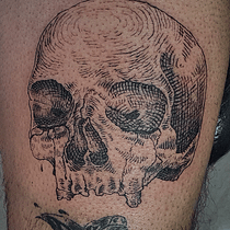 Mi proyecto del curso: Introducción al tatuaje de estilo etching. Desenho de tatuagens projeto de ElRod Salas - 26.05.2022