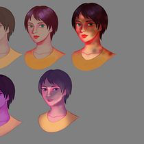 Mi proyecto del curso: Iluminación y color para retratos digitales en Photoshop  Ein Projekt aus dem Bereich Traditionelle Illustration, Digitale Illustration und Digitale Malerei von adry jose berna chiquillo - 05.06.2022