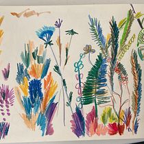 My project for course: Sketchbook Landscapes: A Colorful Approach. Un progetto di Bozzetti, Creatività, Disegno a matita, Disegno e Sketchbook di yve9016 - 05.06.2022