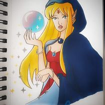 Il mio progetto del corso:  Illustrazione con pennarelli: trova il tuo stile. Un projet de Illustration traditionnelle, Peinture, B, e dessinée , et Théorie des couleurs de Silvia Scherma - 05.06.2022