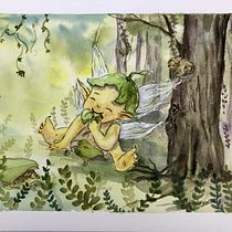 Mi proyecto del curso: Ilustración de cuento de hadas con acuarelas. Ilustração tradicional, Pintura, Desenho, Ilustração digital, e Pintura em aquarela projeto de Inma Delgado Méndez - 06.06.2022