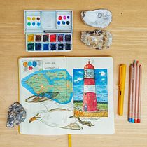 My project for course: Watercolor Travel Journal. Traditional illustration, Watercolor Painting, Architectural Illustration, and Sketchbook project by Esther Middel - 06.06.2022
