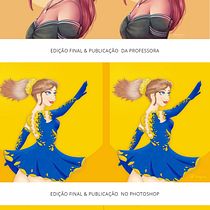 Meu projeto do curso: Retrato de personagens femininas com Procreate. Projekt z dziedziny Trad, c, jna ilustracja, Ilustracja c, frowa, R, sunek c i frow użytkownika Jorge Peligrino - 30.05.2022