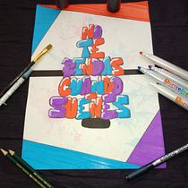 Mi proyecto del curso: Lettering inspirado en grafiti. Un proyecto de Tipografía, Caligrafía, Lettering, Diseño tipográfico, H y lettering de Deiver Alexis Rodriguez Sanabria - 15.06.2022