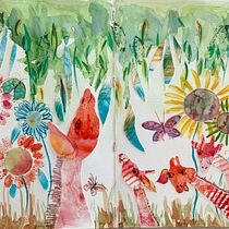 My project for course: Creative Watercolor Sketching for Beginners. Traditional illustration, Sketching, Creativit, Drawing, Watercolor Painting, and Sketchbook project by Gül Günizi - 06.07.2022
